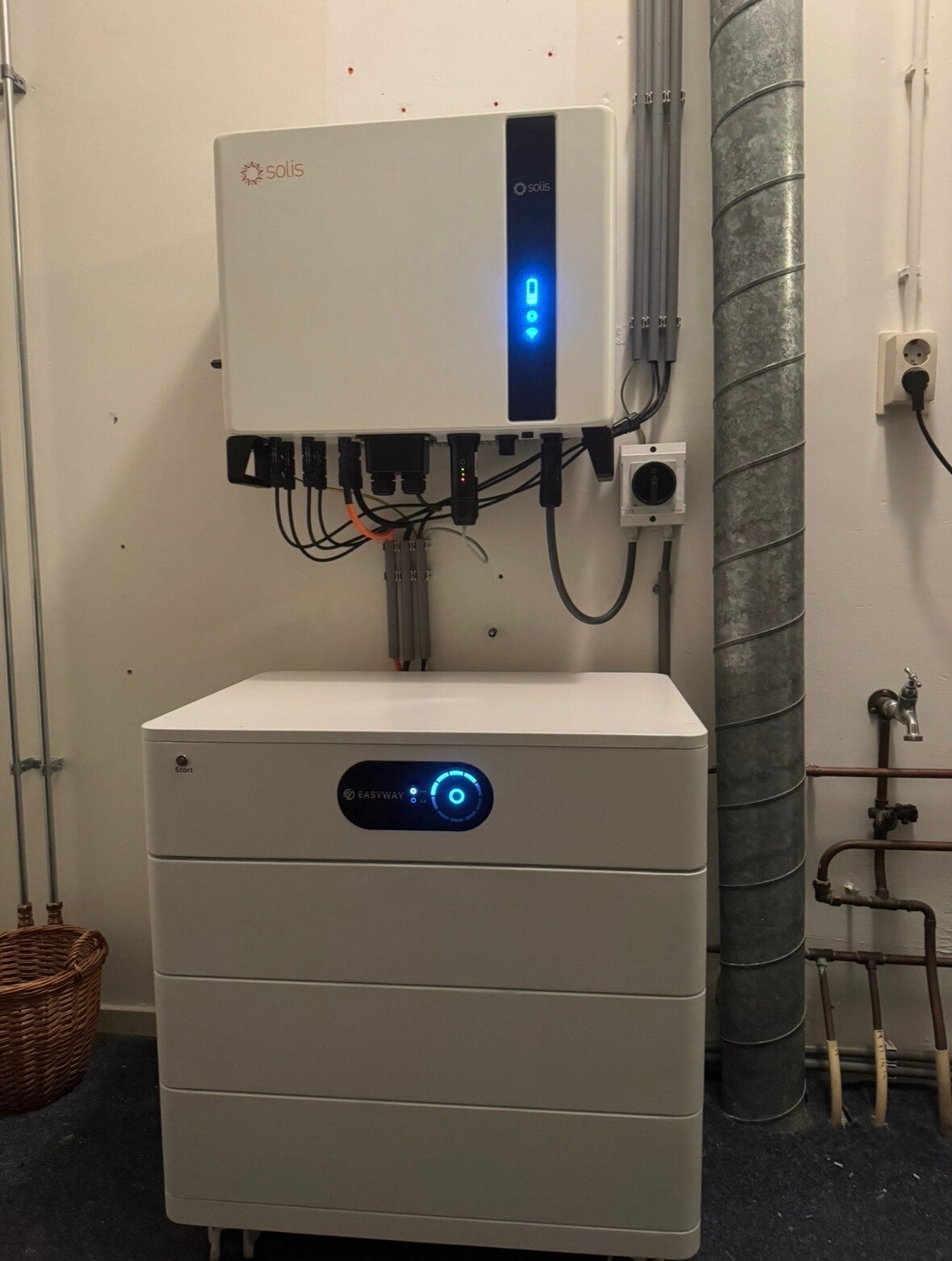 Zonnepanelen op schuur